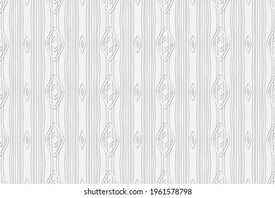 Volumetric convex white background. 3d embossed geometric pattern with intertwining lines and shapes. Ethnic minimalistic elements. Abstract vertical ornament.