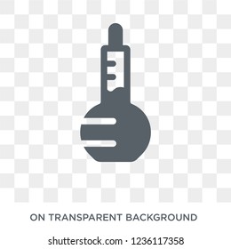 Volumetric flask icon. Volumetric flask design concept from Science collection. Simple element vector illustration on transparent background.