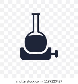 Volumetric flask transparent icon. Volumetric flask symbol design from Science collection. Simple element vector illustration on transparent background.