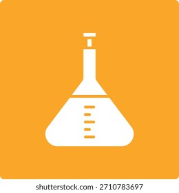Volumetric Flask vector icon. Can be used for printing, mobile and web applications.