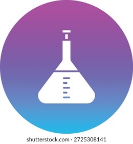 Volumetric Flask vector icon. Can be used for printing, mobile and web applications.