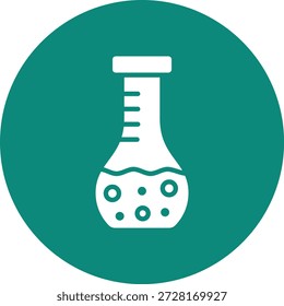 Volumetric flask Vector Icon Design Illustration