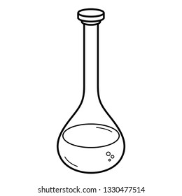 Images, photos et images vectorielles de stock de Empty chemistry flask