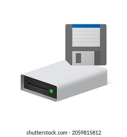 Volumetric floppy disk and disk drive for personal computer