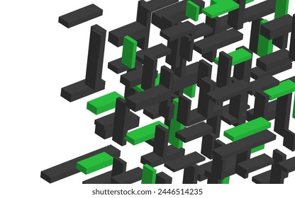 Formas geométricas volumétricas. Fondo de Vector Abstractas. Diseño de portada para revista, libro, protector de pantalla, Anuncio.