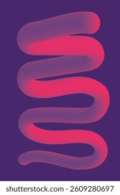 Volumetric line shape object abstract