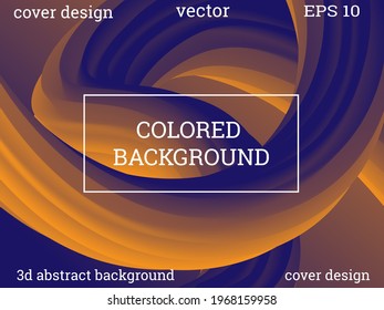 Volumetric multi-colored embossed waves wriggle against a gradient background. Tube paste