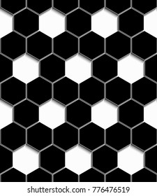 Volumetric seamless pattern of hexagons