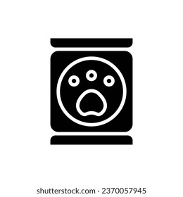 Volunteer Animal Food Filled Icon Vector Illustration