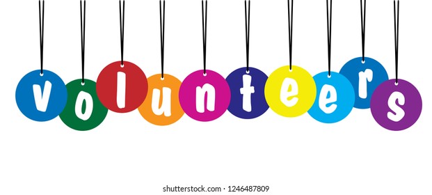 Volunteer day, december. International Volunteers. Vector banner. People, help, hand concept Human donation contribution Help wanted. Helpwanted mains