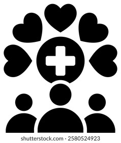 Volunteer Icon Element For Design