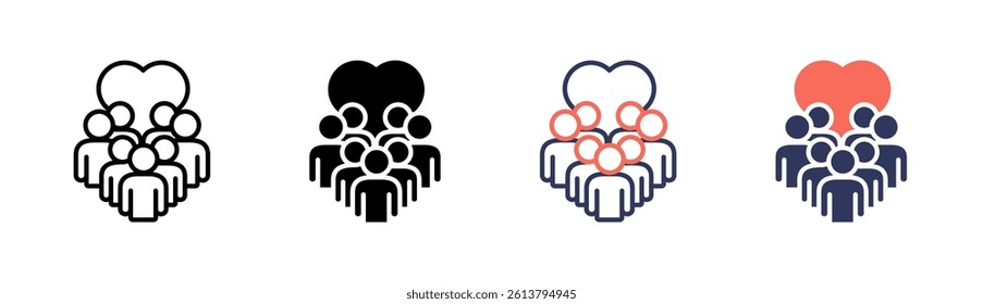 Volunteer Icon Element For Design And Vector