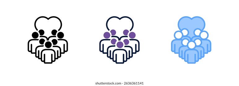 Volunteer Icon Element For Design And Vector