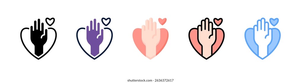 Volunteer Icon Element For Design And Vector