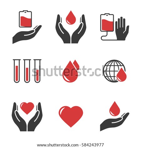 Volunteer Icons Set Stock Vector (Royalty Free) 584243977 - Shutterstock