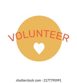 Volunteer Opportunity Semi Flat Color Vector Element. Full Sized Decor On White. Donation Opportunities. Nonprofit Organization Simple Cartoon Style Illustration For Web Graphic Design And Animation