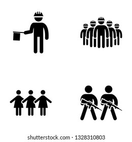 Volunteer Pictogram Vector Pack