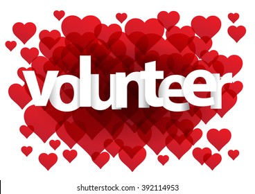Postal voluntaria. Antecedentes con corazones