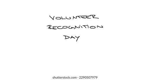 Día de reconocimiento voluntario, apreciación de ayuda
