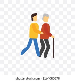 Volunteer vector icon isolated on transparent background, Volunteer logo concept