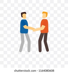 Volunteer vector icon isolated on transparent background, Volunteer logo concept