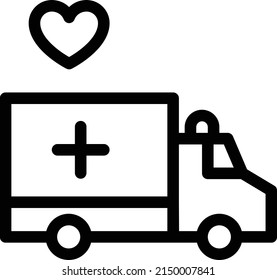 volunteer vector thin line icon