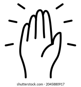 volunteer or volunteering help single isolated icon with outline style