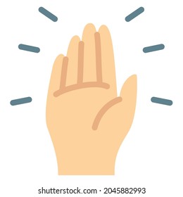 volunteer or volunteering help single isolated icon with flat style