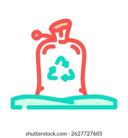 volunteering environmental causes color icon vector. volunteering environmental causes sign. isolated symbol illustration