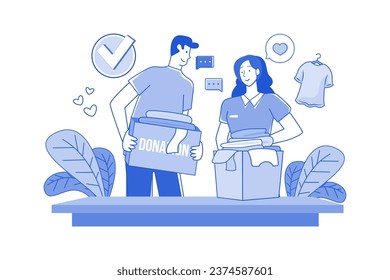Voluntarios Donan Ropa A Los Pobres