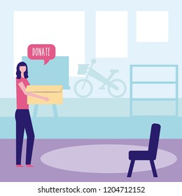 volunteers help work
