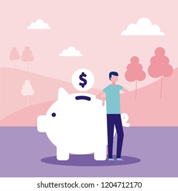 volunteers help work