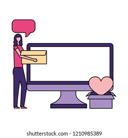 volunteers help work