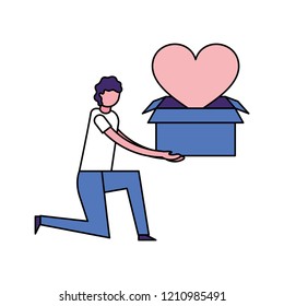 volunteers help work
