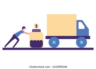 volunteers help work