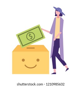 volunteers help work