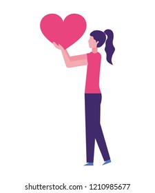 volunteers help work