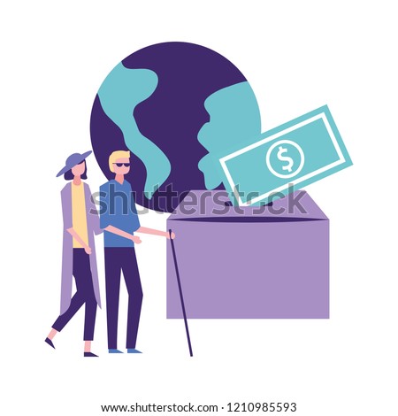 volunteers help work