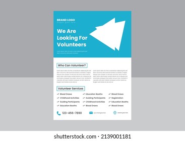 Volunteers Needed Flyer Poster Design Template. We Are Looking For A Volunteer Flyer Poster Design. Volunteer Flyer Poster Design.