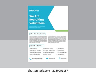 Volunteers Needed Flyer Poster Design Template. We Are Looking For A Volunteer Flyer Poster Design. Volunteer Flyer Poster Design.