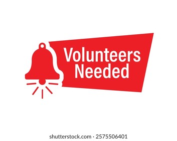 volunteers needed text information sign	