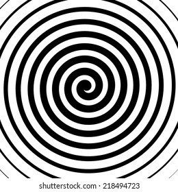 Volute, spiral, concentric lines, circular, rotating background