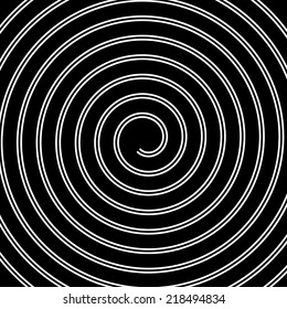 Volute, spiral, concentric lines, circular, rotating background