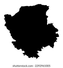 Volyn oblast map, province of Ukraine. Vector illustration.