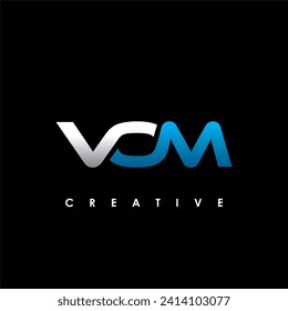 VOM Letter Initial Logo Design Template Vector Illustration