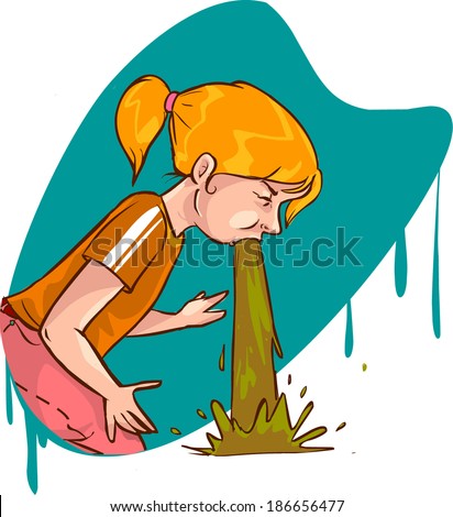 vomit girl