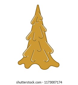 Vomit isolated. Puke Vector illustration. Retching cartoon. Vomitus