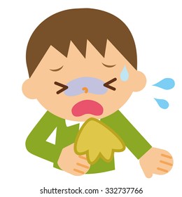 Vomiting child