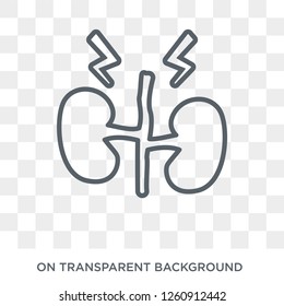 Von Hippel-Lindau disease icon. Trendy flat vector Von Hippel-Lindau disease icon on transparent background from Diseases collection. High quality filled Von Hippel-Lindau disease symbol use for web