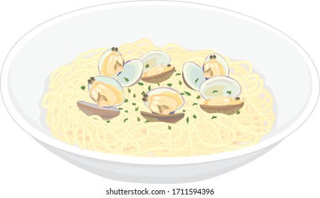 Vongole is a typical pasta dish